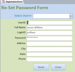 ms password reset