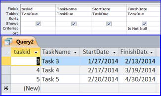 Example Of Using A Criteria In Query Ms Access Iaccessworld Com