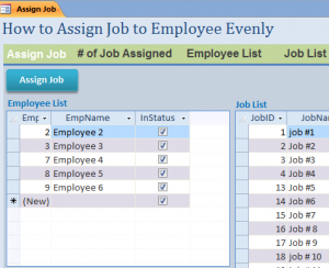 Ms Access Program Sample