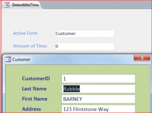 detecting form