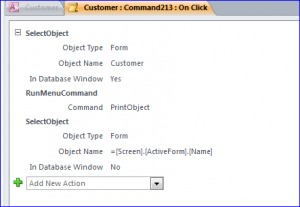 print a form macro