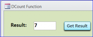 set result for criteria