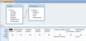 query design