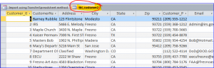 import from excel