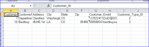 transfer from sql to excel