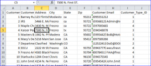 transfer from table to excel