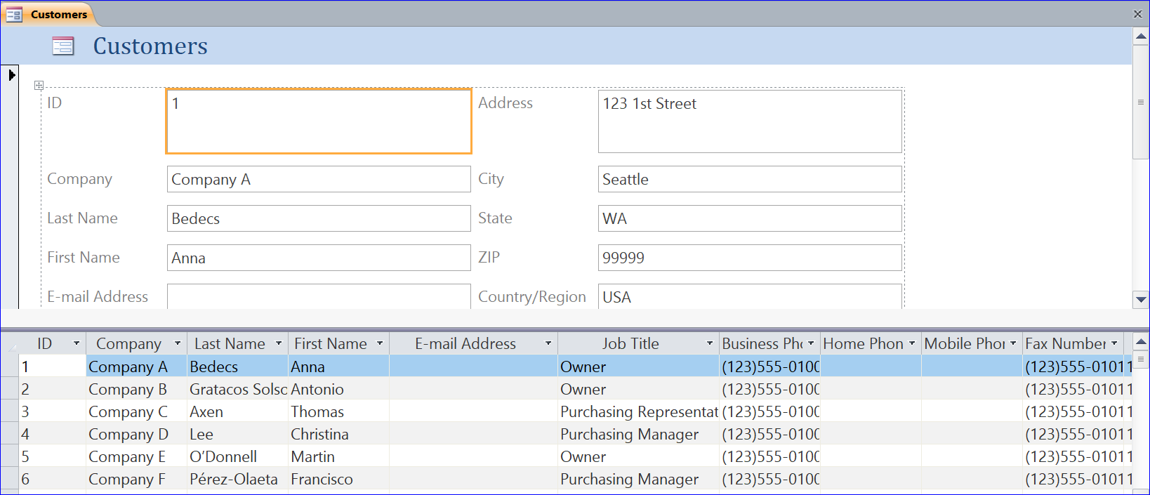 How to Create a Split Form in Access